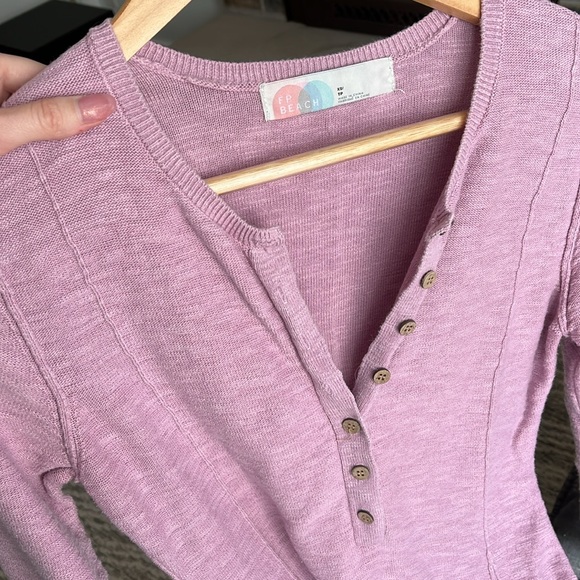 Free People El Topo Sweater Maxi in Moonlit Orchid - NWOT (Size XS) - Picture 3 of 5